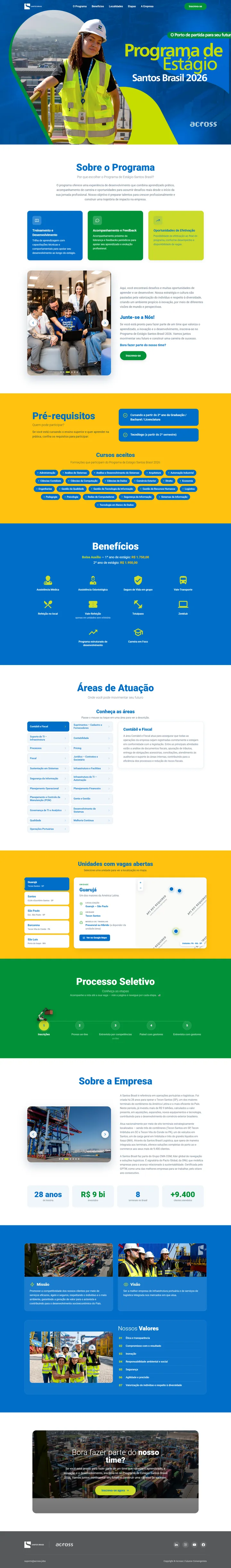 Santos Brasil — Landing Page · Estágio 2026